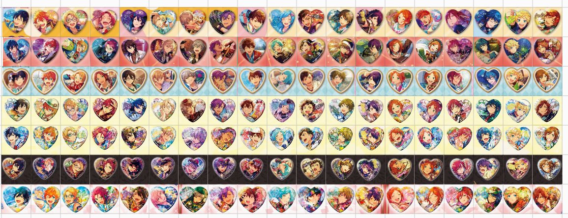 とるパカまとめて一覧を作ろうとしたけど画質がクソ(´・ω・`)