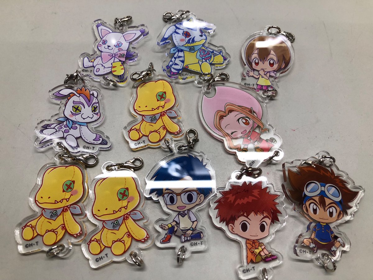 デジモンスティッチーズ つながるみんなの絆！アクリルチャーム入荷