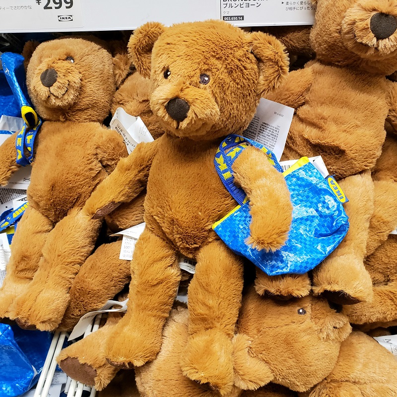 KNÖLIG/クノーリグがお似合いなBRUNBJÖRN/ブルンビヨーン ソフトトイ