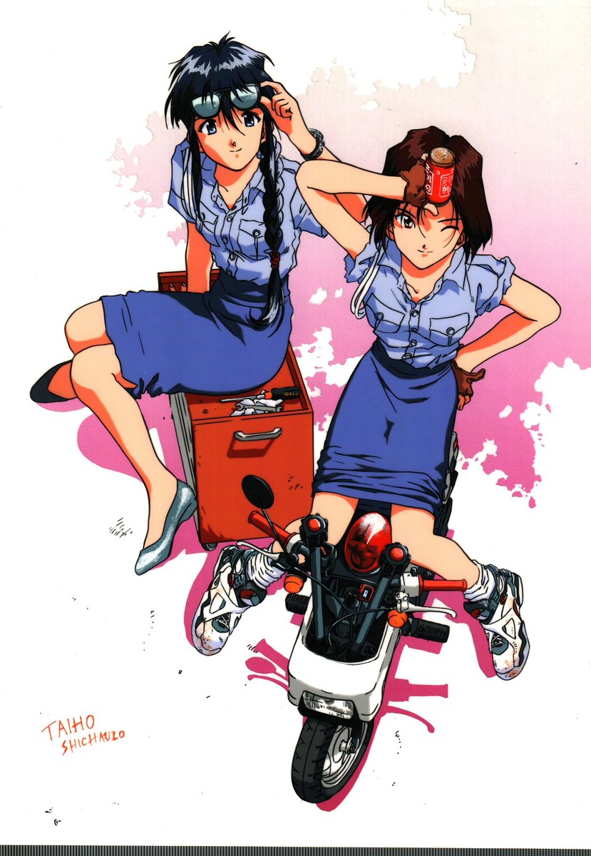 昔描いたセル画2 #逮捕しちゃうぞ