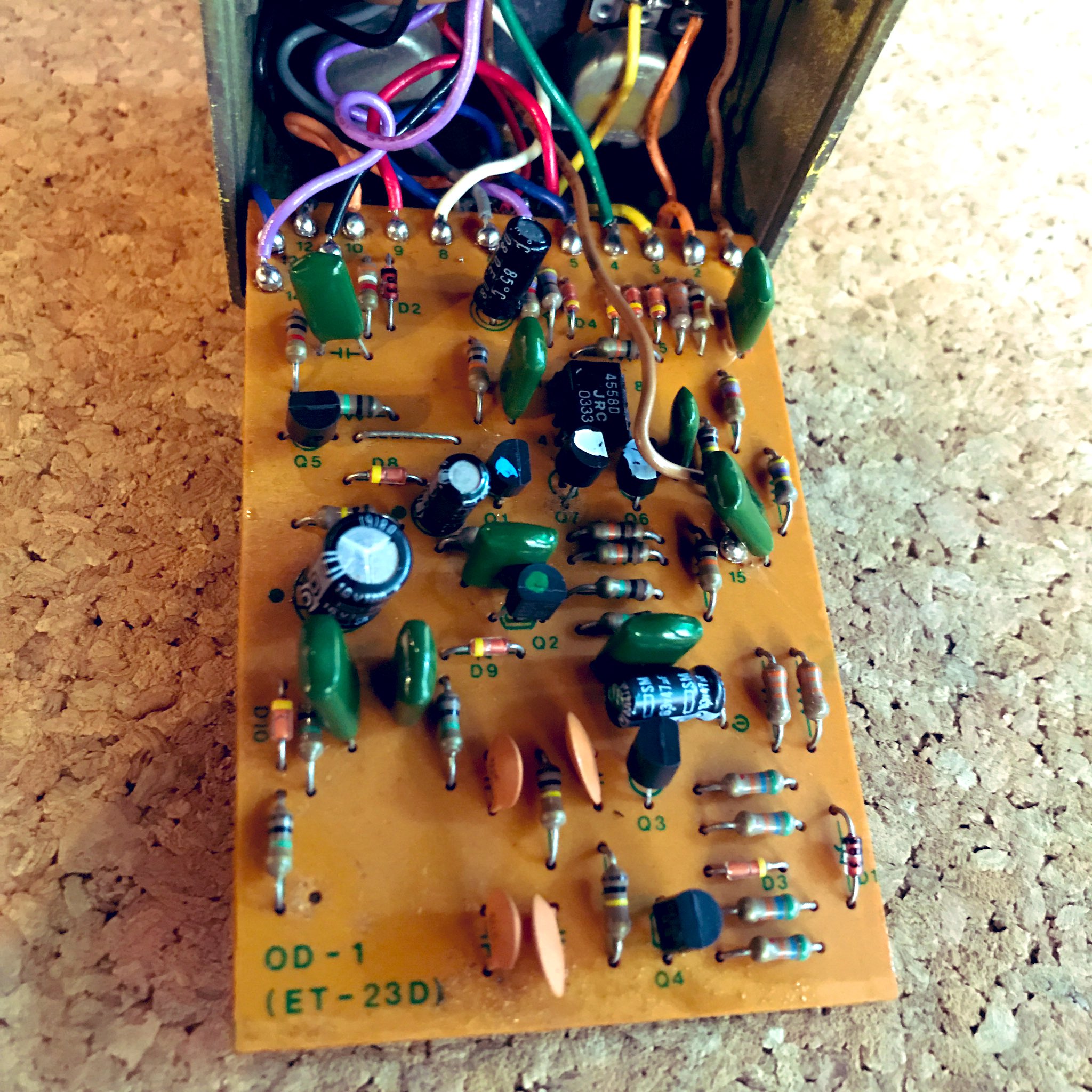 Boss OD-1銀ネジ - TOKYO EFFECTOR