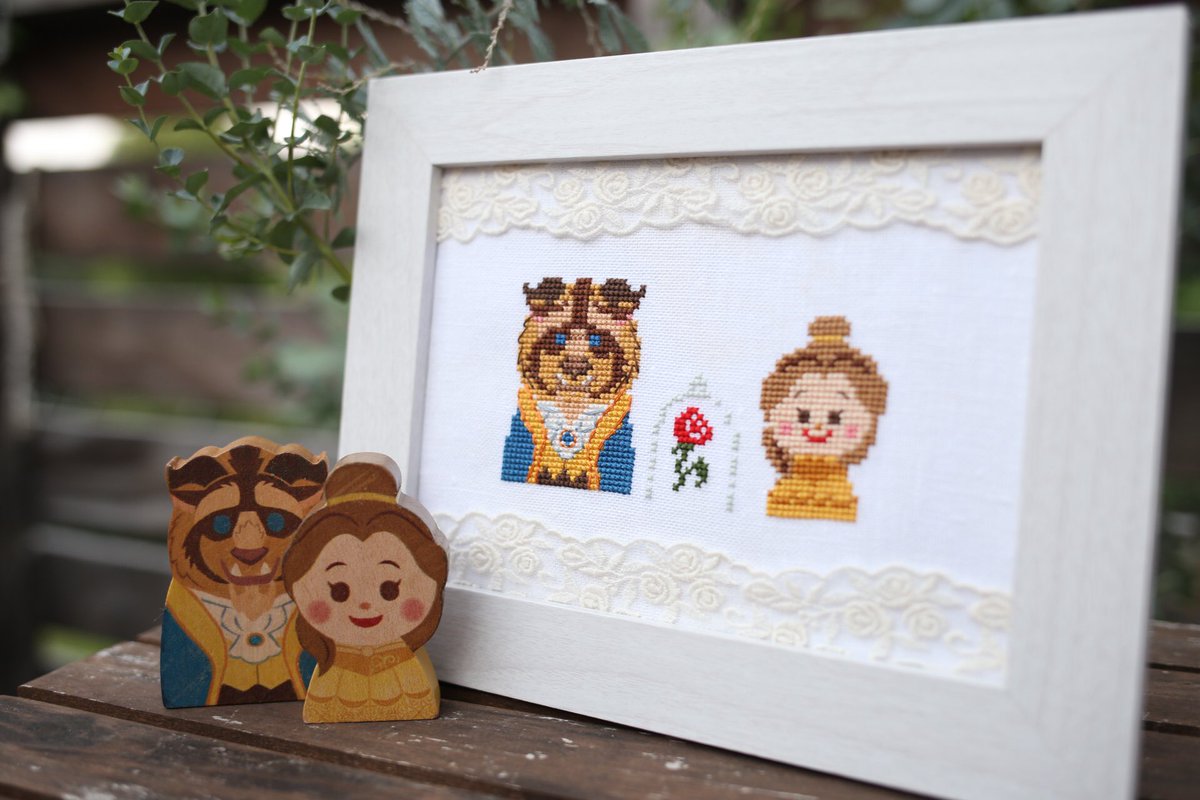 キディア 美女と野獣 designed by noriko soh 野獣は参考作品。真ん中