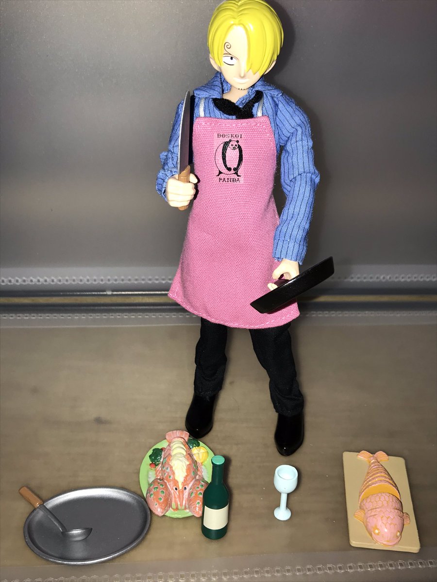 どすこいパンダのエプロンがツボって買った2000円のサンジくんドール