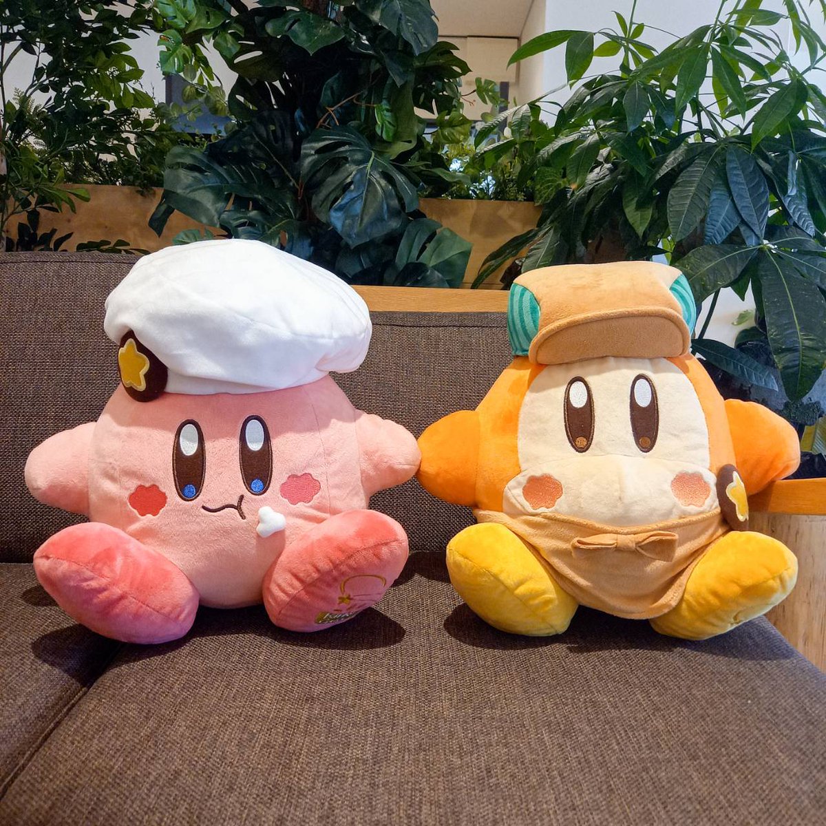 カービィカフェ限定商品のご紹介♪ ぬいぐるみ カービィL ワドルディL