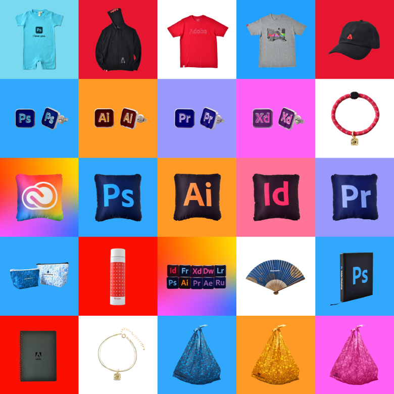 アドビグッズをゲット🔥：#AdobeMAX】 MAX Japan でも⼤⼈気の「MAX