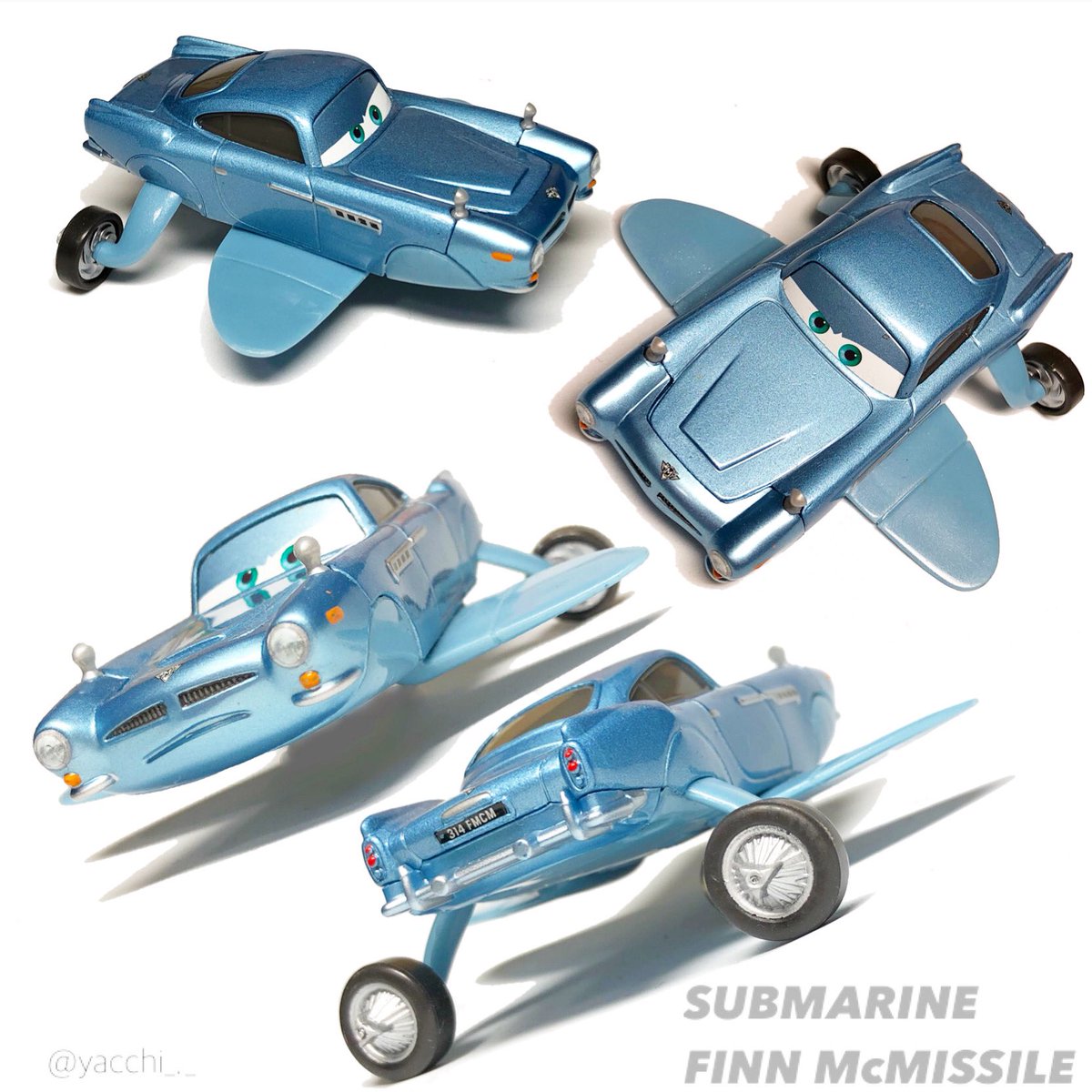 Mattel Cars SUBMARINE FINN McMISSILE #カーズ2 #カーズ #フィン