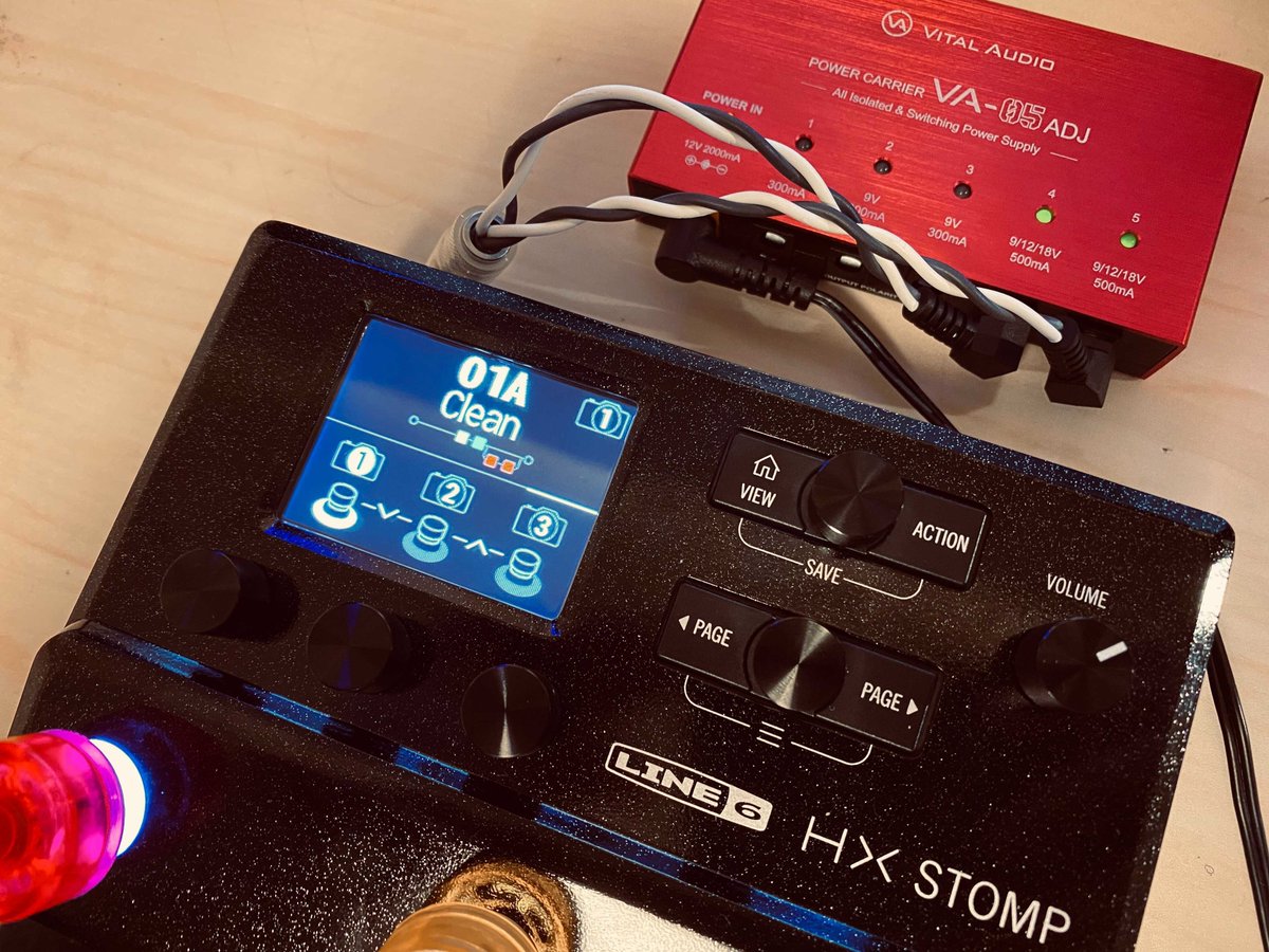 これで巨大なアダプターからおさらば！／ ✨HX-STOMP/GT-1000CORE