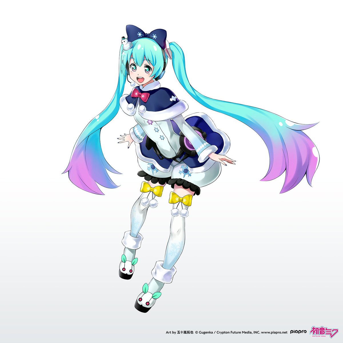 MIKU LAND β SNOW WORLD』の初音ミクちゃんのデザインを描かせて