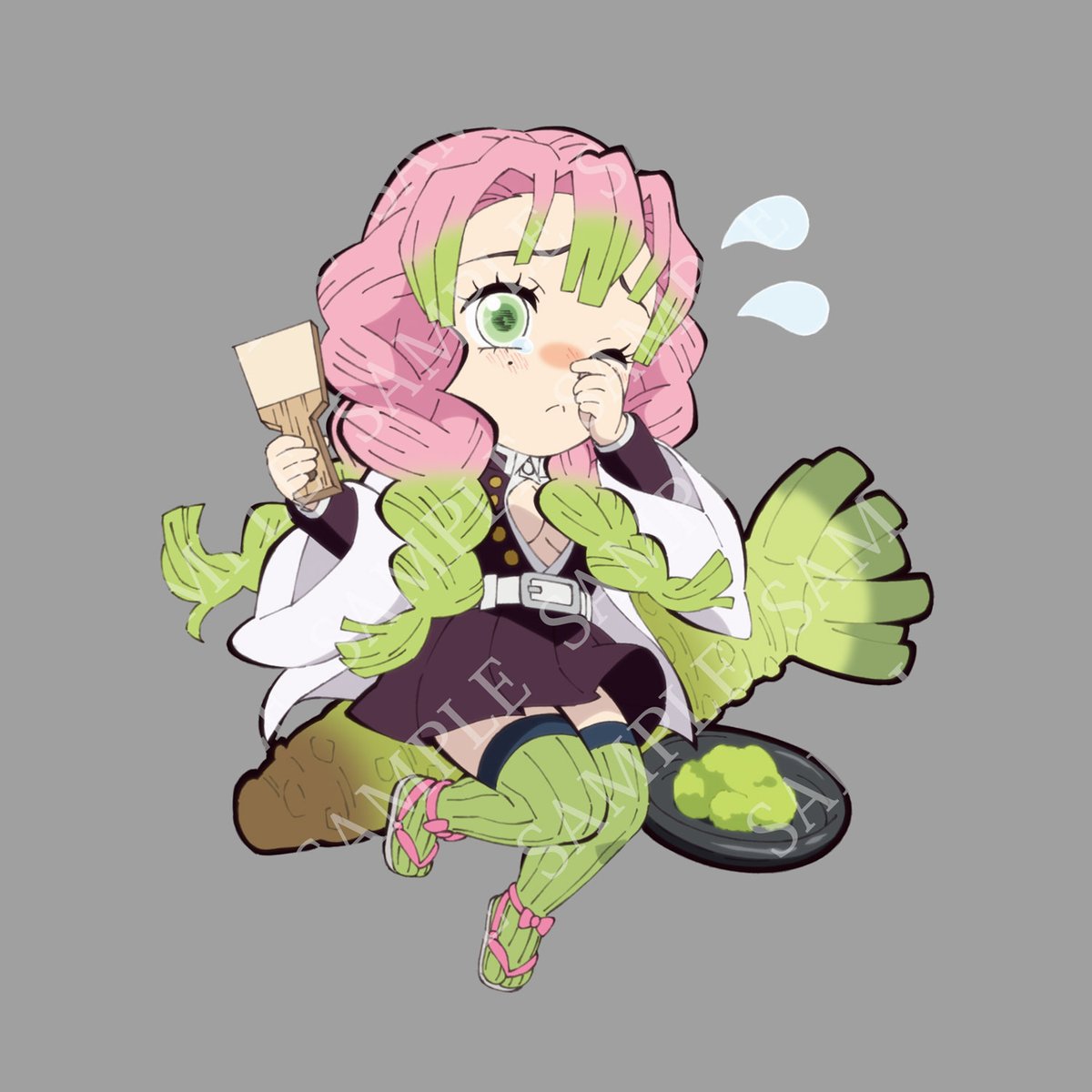 スタンディPOP原画版 鬼滅の刃 ダイニング　書き下ろしイラスト 甘露寺蜜璃