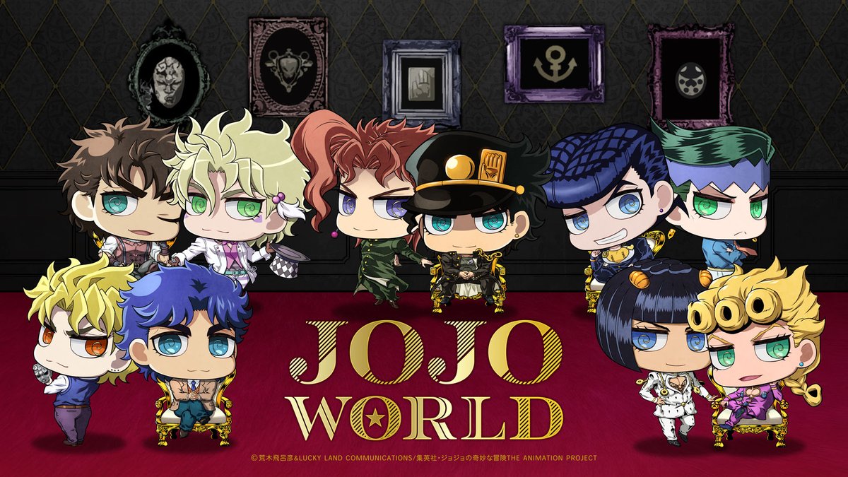 本日は、『JOJO WORLD』限定の描きおろしちみキャラを公開いたしますッ