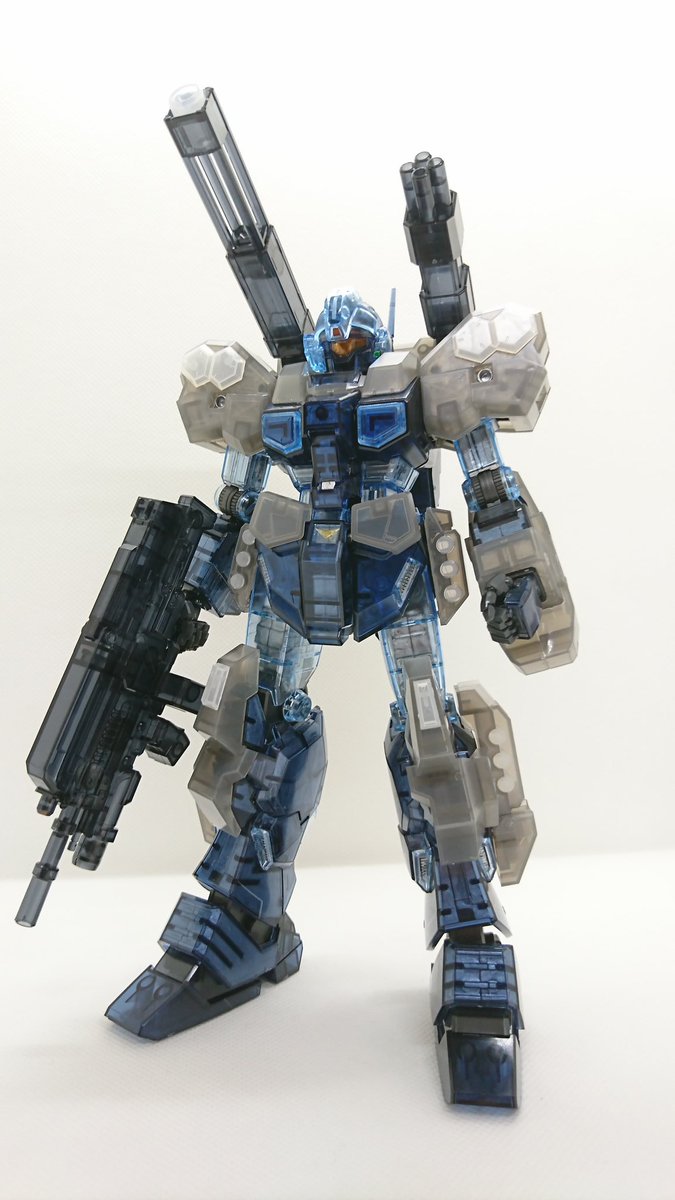 MGジェスタキャノン(クリアカラー)が完成しました塗装したフレームが