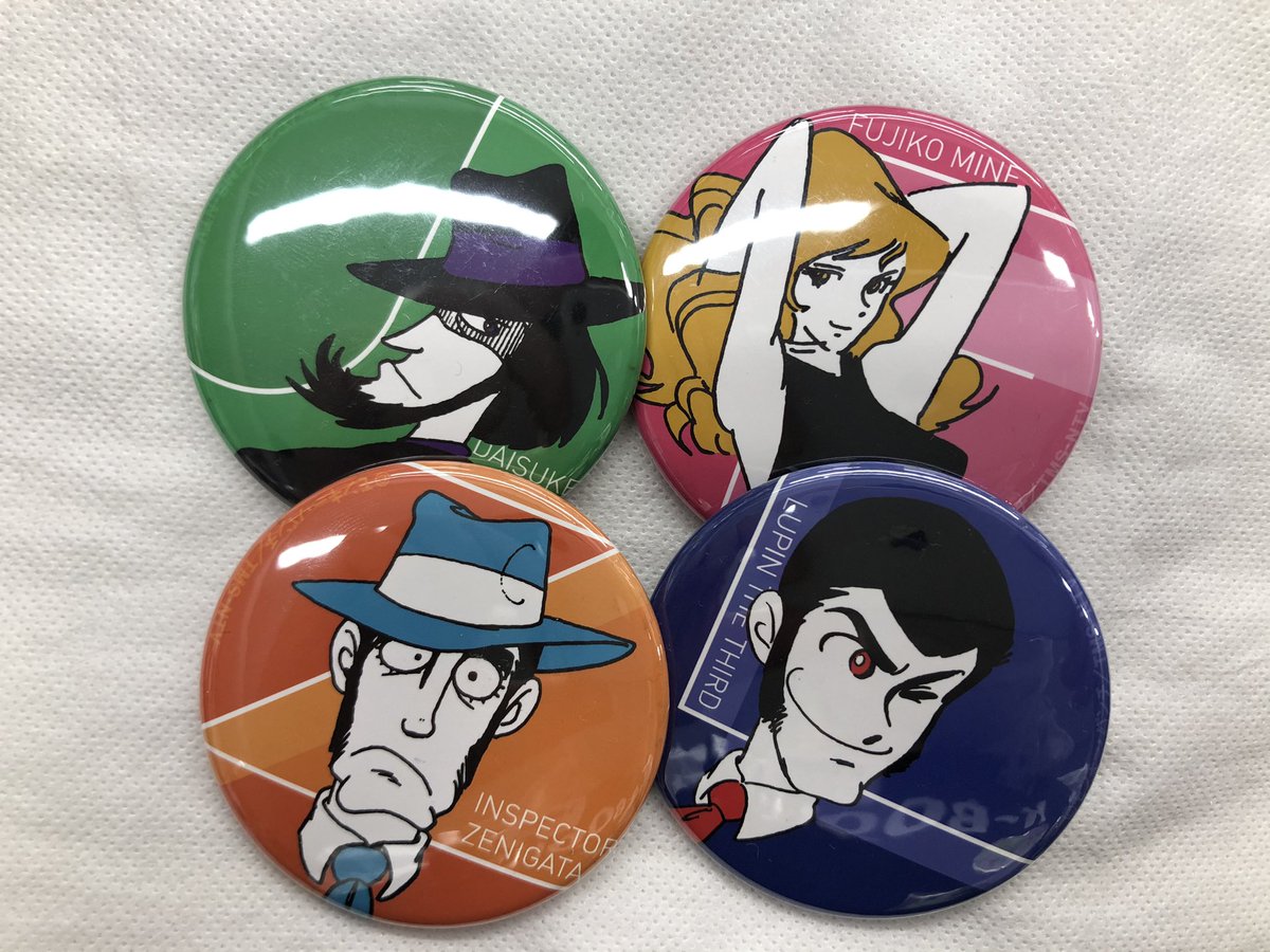 ☆入荷情報☆ ルパン×伊勢丹コラボの缶バッジ入荷しました