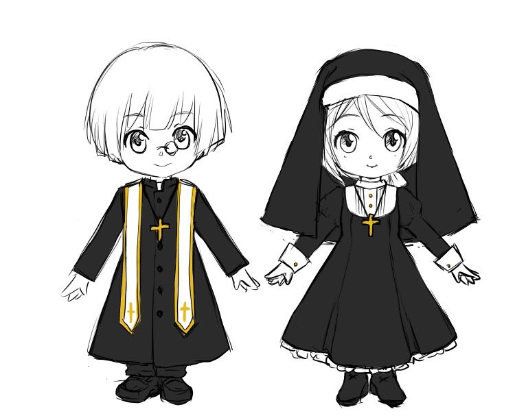 ⛪️ご予約受付中🔔 ねんどろいどどーる おようふくセット ◇神父さま