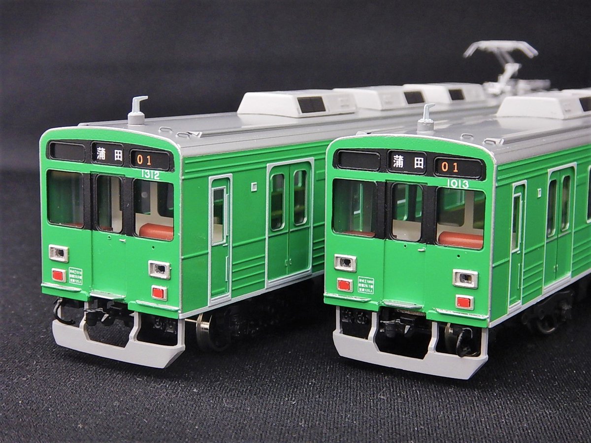 新製品情報】東急1000系 緑の電車 直営店限定品、東急1000系(緑の電車