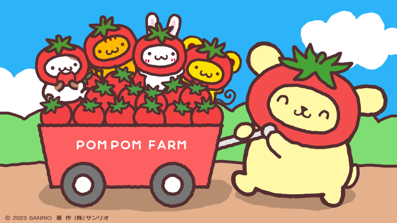 ぼくのかわいいトマトちゃんたち〜♡