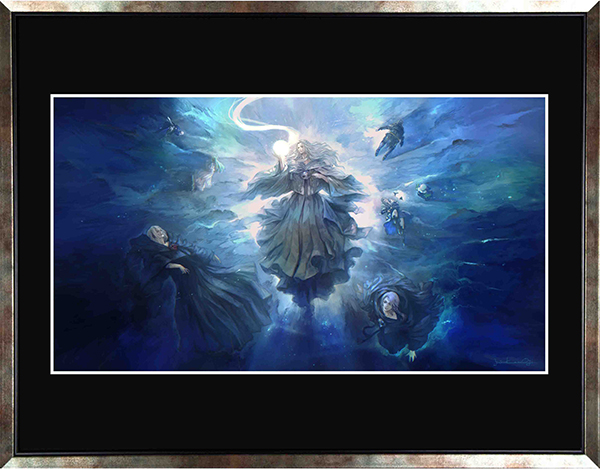 ファイナルファンタジーXIV』のイメージアートの複製原画が登場です