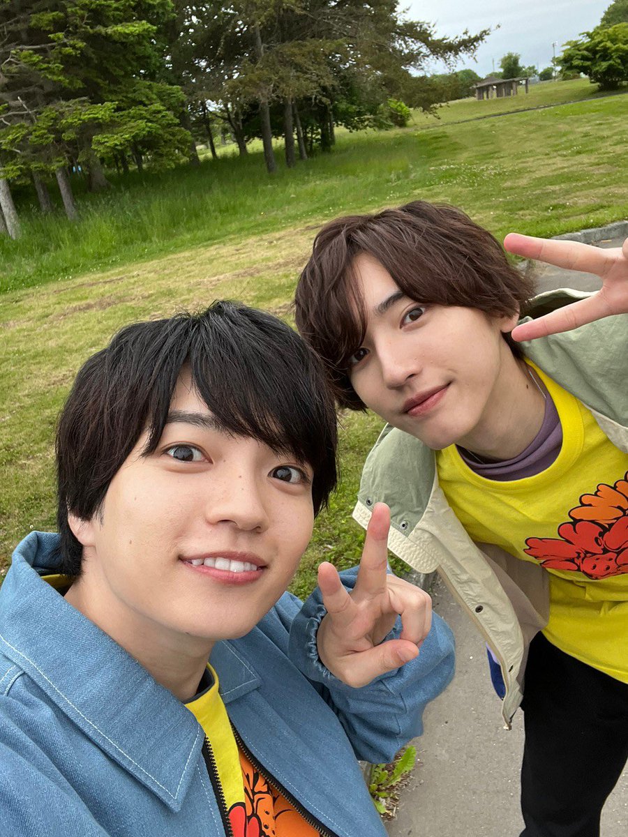 ダーツの旅 的インタビュー 放送中です！！！！ #西畑大吾 #道枝駿佑