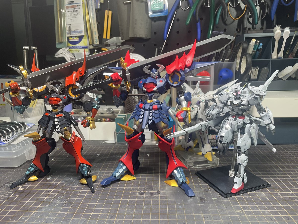 hgダイゼンガー仮組みしてみました。 サイズが思ったより大きいので