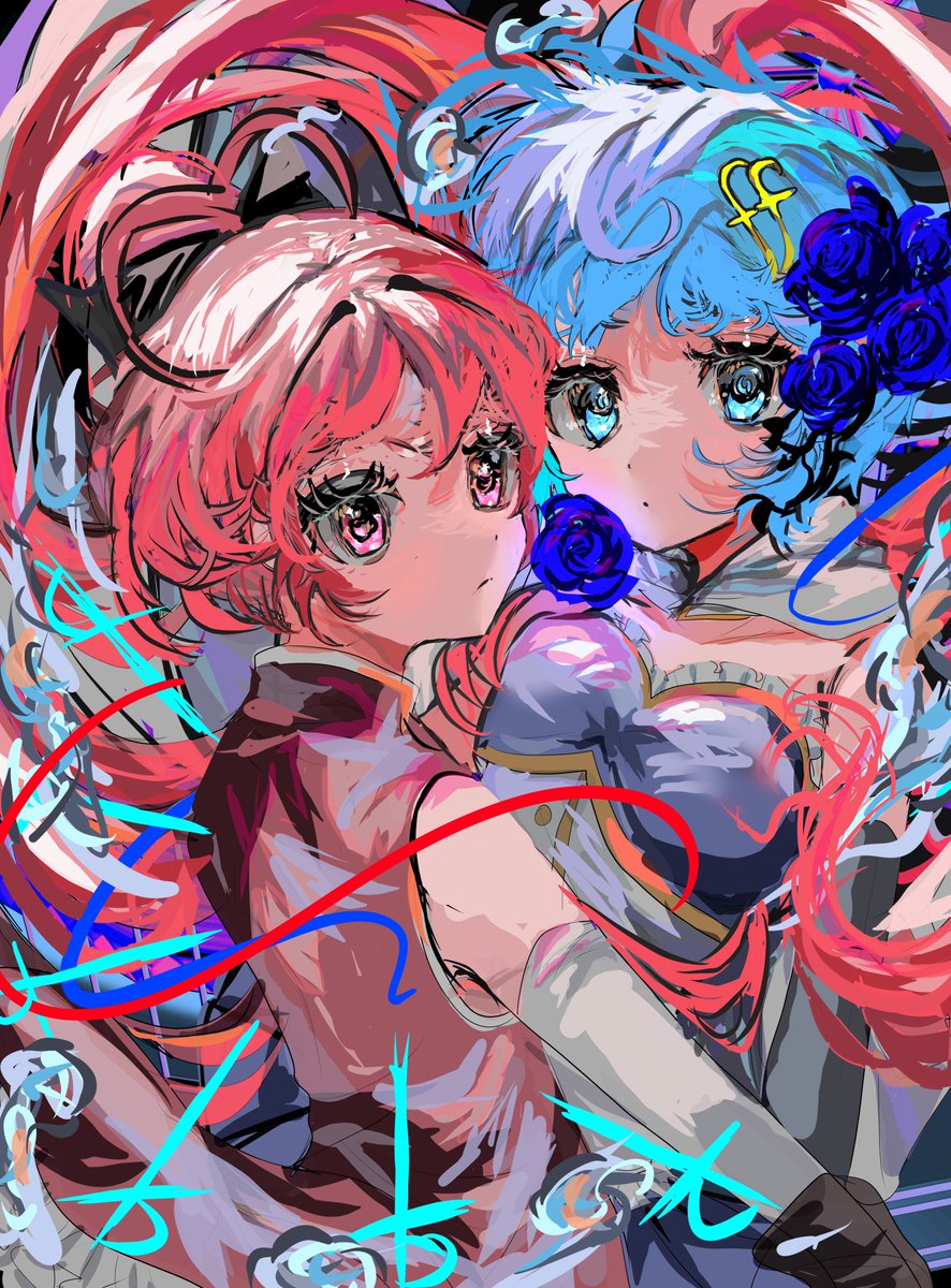 美樹さやか ,佐倉杏子 「#魔法少女まどかマギカ #madoka_magica 」|藻