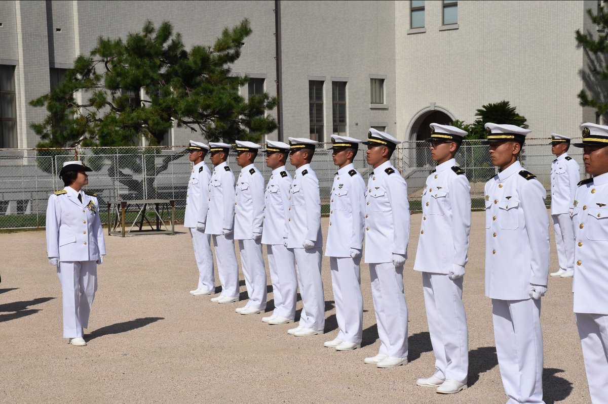 第76期飛行幹部候補生課程の入校時の分隊点検を実施しました🔎 服装