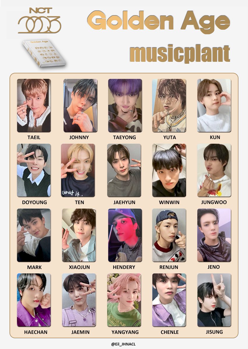 nct 2023 golden age photocard template 엔시티 골든에이지 포카