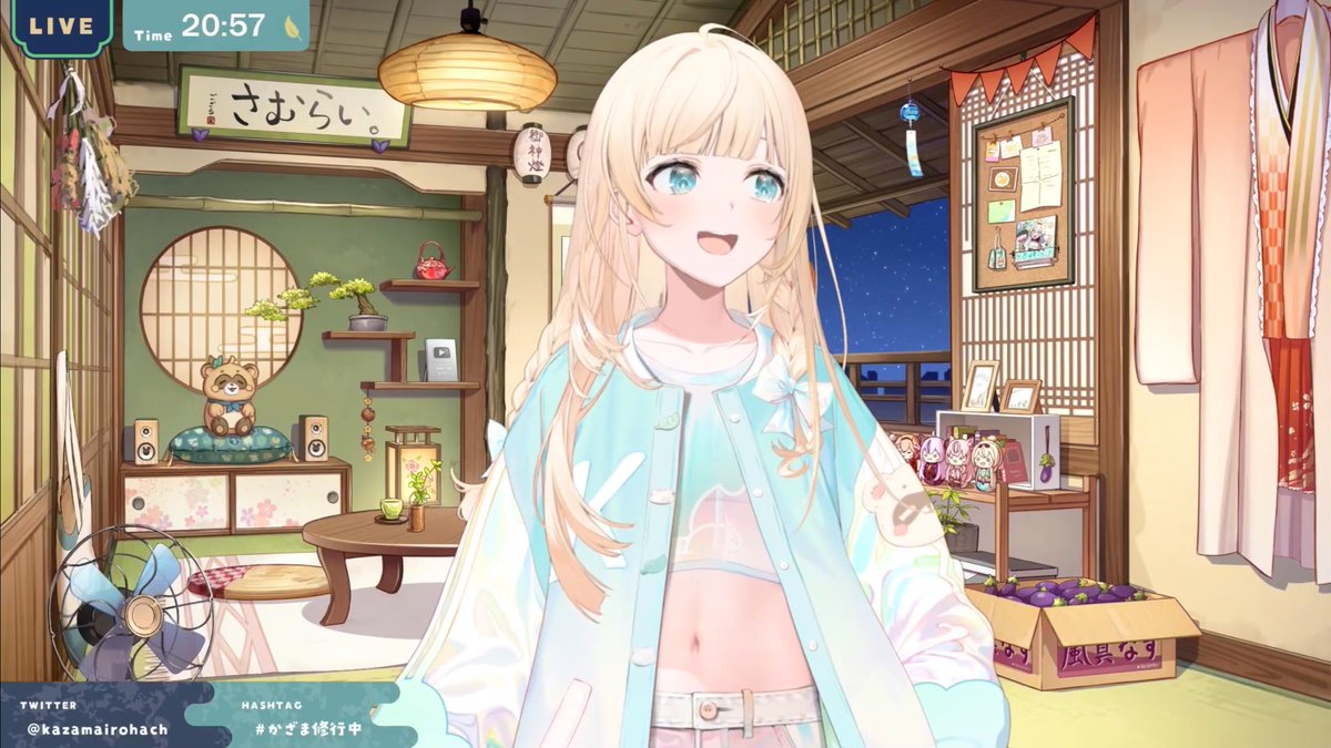 風真いろは新衣装 お披露目お疲れ様でござる🍃 いろはちゃんに新衣装が