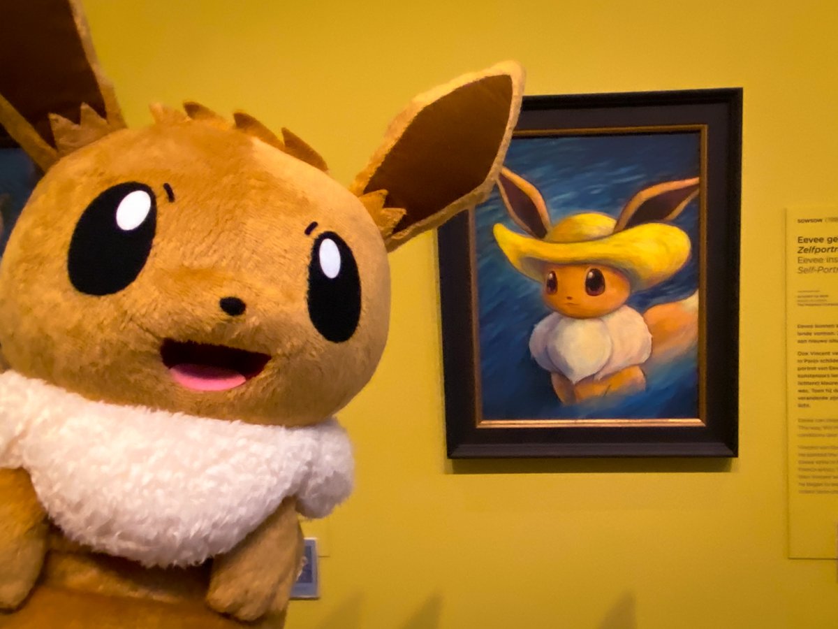 アムステルダムのゴッホ美術館と #ポケモン がコラボ✨ ポケモンたちが
