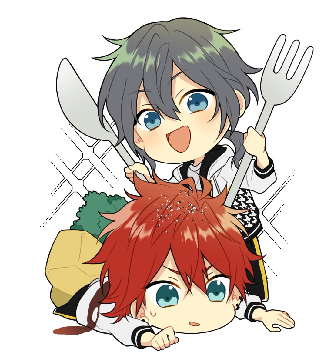 誕生日スペシャルメニュー『天城燐音の丸焼き』でございます🎊 #椎名