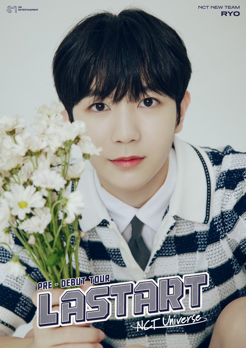 NCT Universe : LASTART PRE-DEBUT TOUR Solo Poster💐🤍 #RYO #SAKUYA
