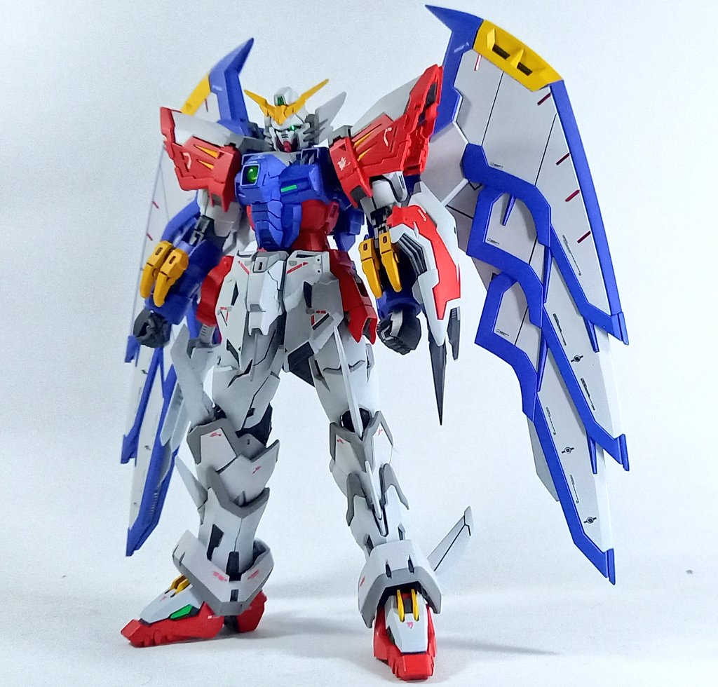 RGガンダムエピオン(ウイングゼロカラー）、完成しました！ リプ欄に