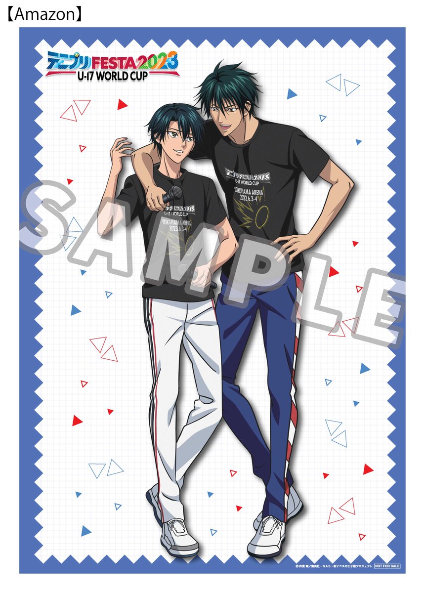 テニフェス2023 BD＆DVD】 法人別特典の描き下ろしイラスト＆デザイン