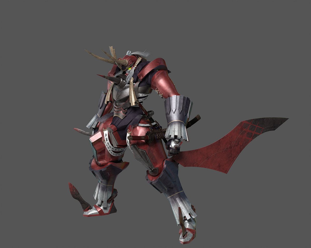 装甲悪鬼村正の全身図を再アップいたします！ 今回は刀の詳細が分かる