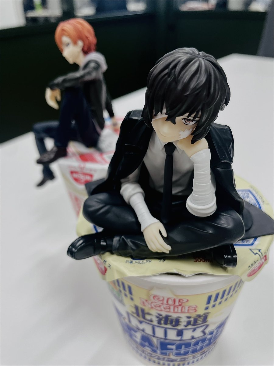 雑文】フリューさんから「ぬーどるストッパーフィギュア」太宰治、中原