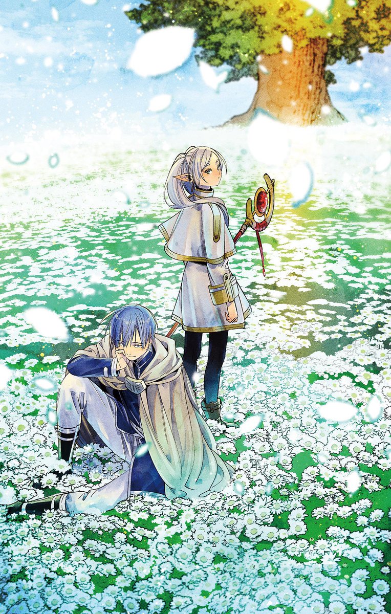 葬送のフリーレン　複製原稿、複製原画『花畑』A3　初版　2点セット