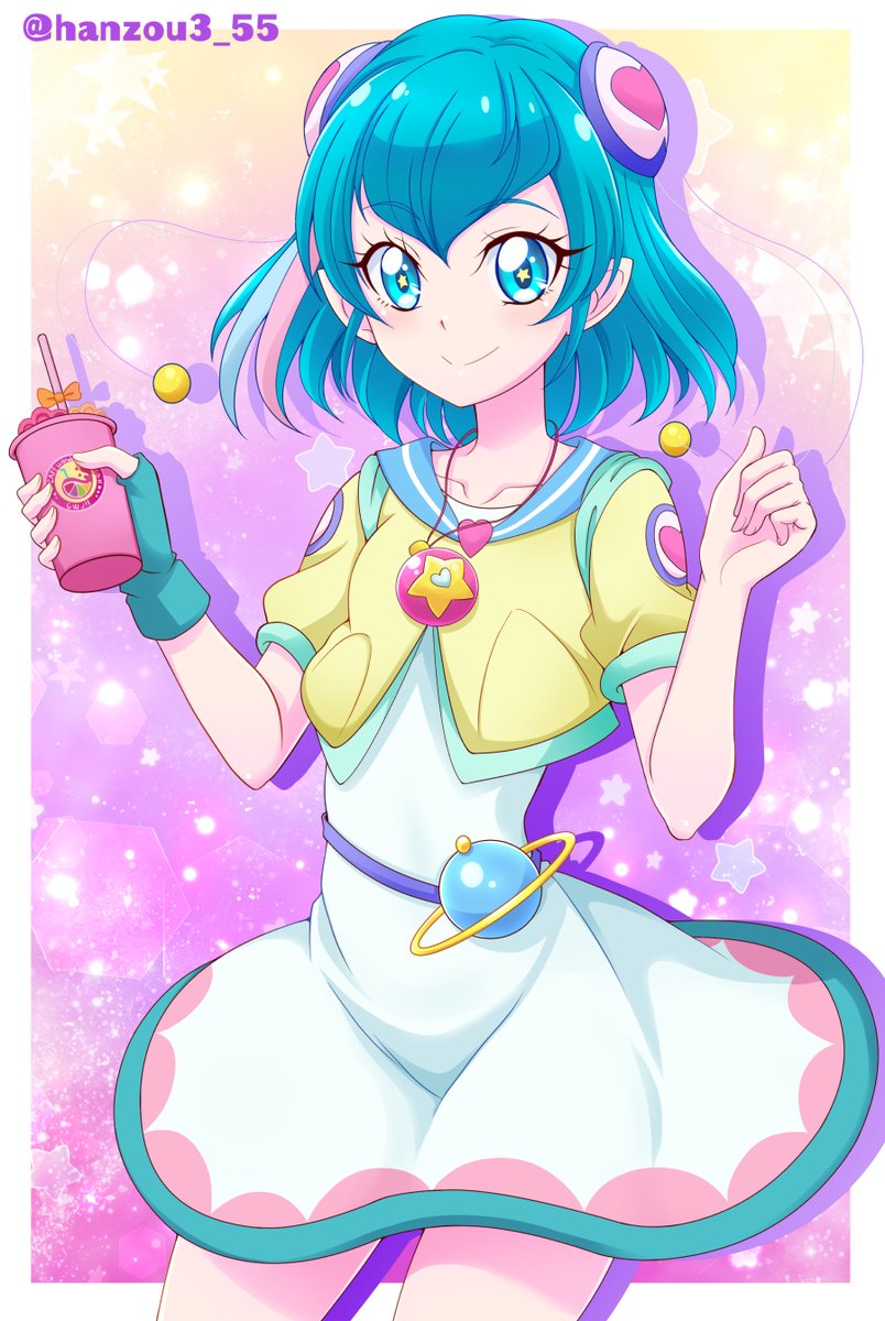 原稿作業なので過去絵でお祝いです☺️ #羽衣ララ生誕祭2023 #キュア