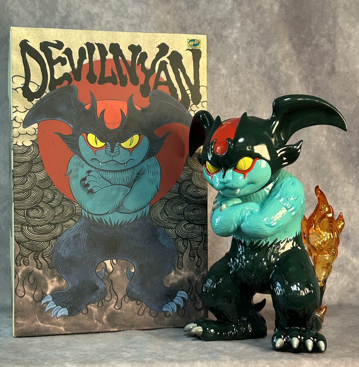 手元にキターーー！！ 石黒亜矢子さんデザインのデビルニャン🔥 原型