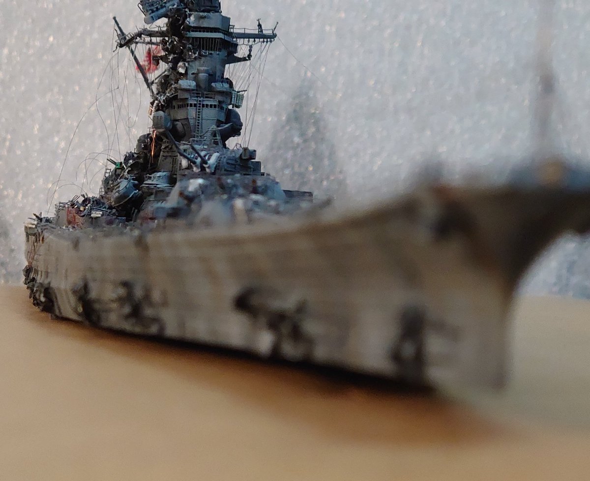細かすぎて伝わらないプラモこだわり選手権 戦艦武蔵の最期を作った