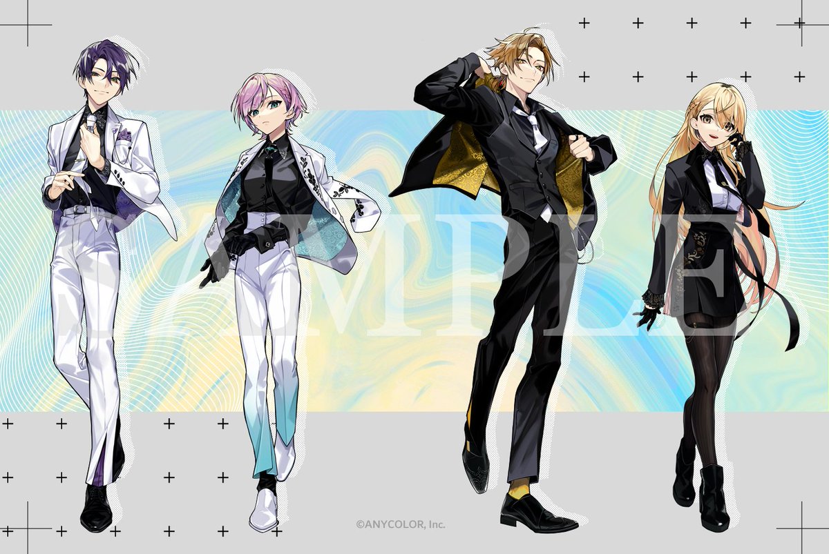 ハッピートリガー 5th Anniversaryグッズ』にて、剣持刀也さん、夕陽