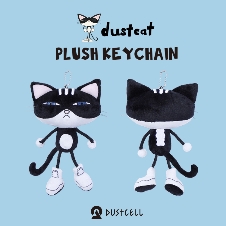 GOODS】 DUSTCELLオリジナルキャラクター「dustcat」のぬいぐるみ