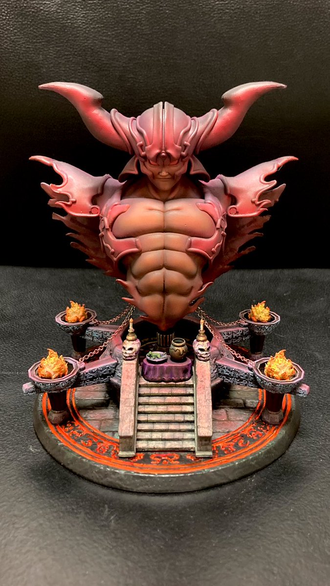 3Dプリンターで作った ダークドレアム ダークドレアム召喚 2作品完成