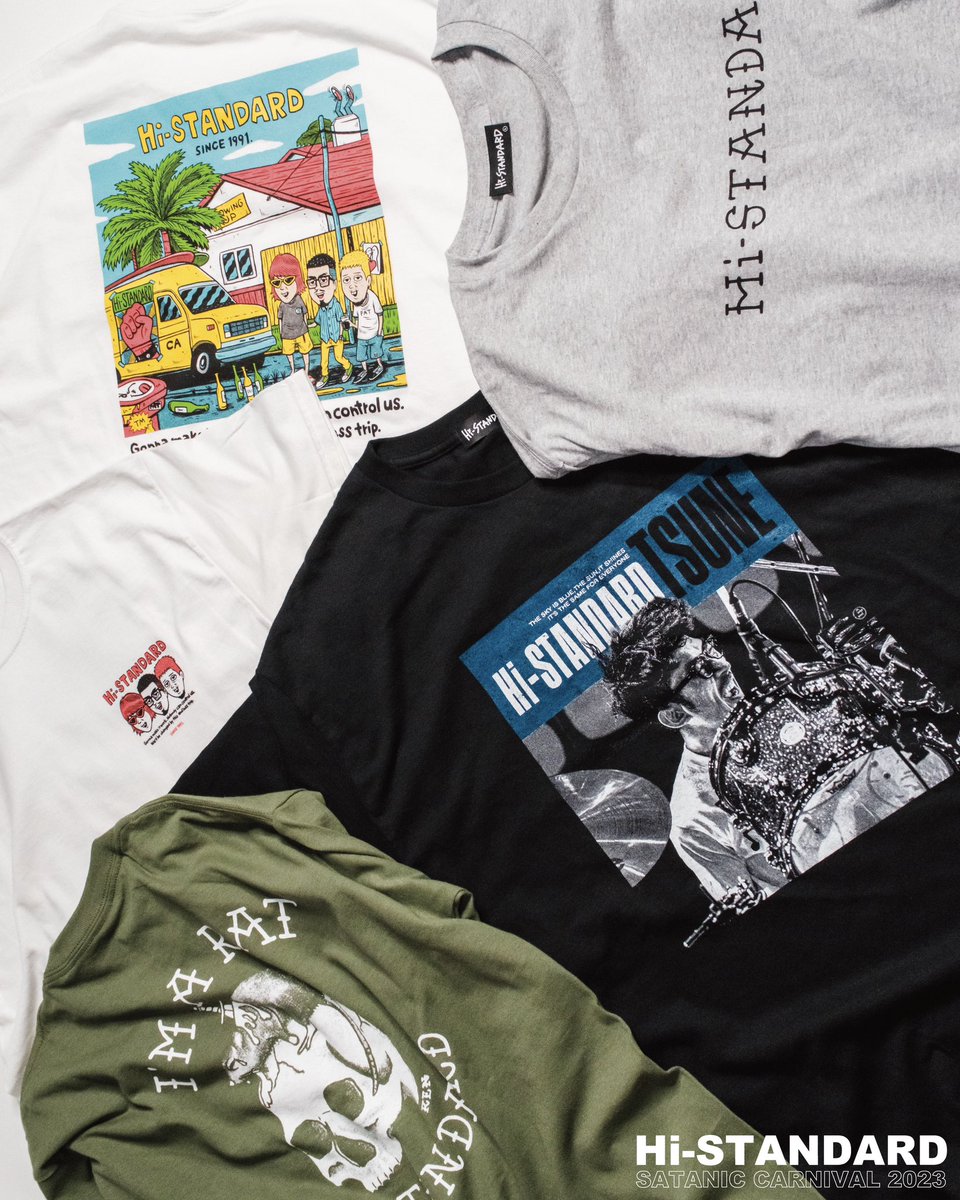 サタニック GOODSラインナップ】 TSUNE TEEの収益は、全てツネちゃんの