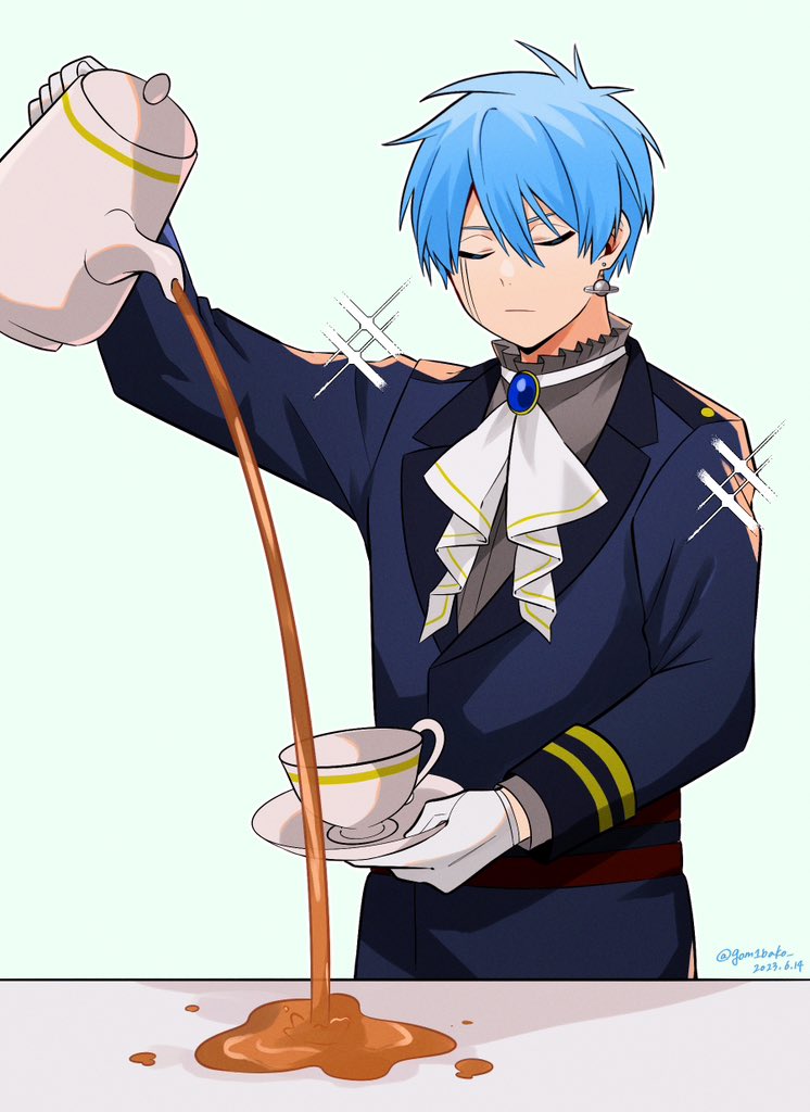 マッシュルFA 格好良くお茶をいれるランス・クラウンくん（タイトー