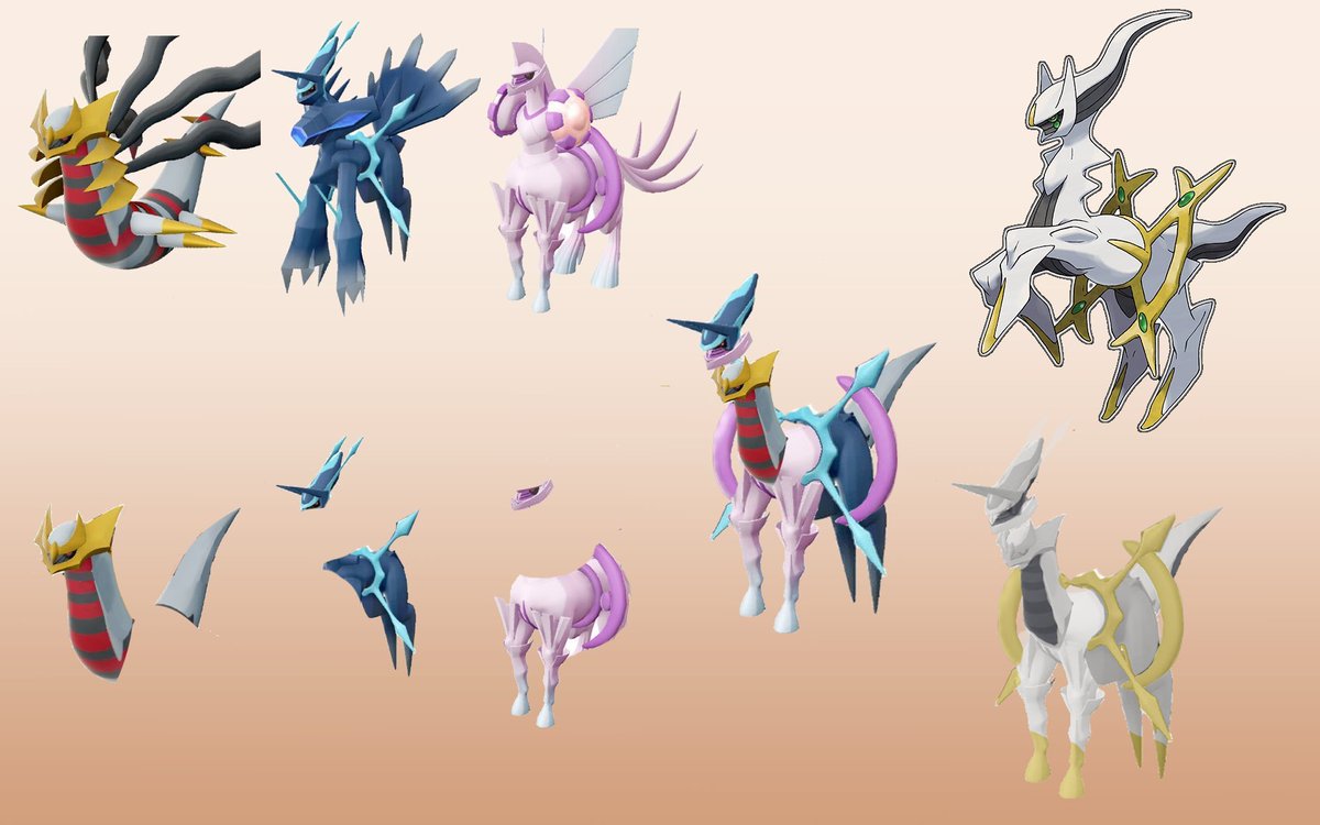 ⚡Pokémon LEGENDS アルセウス⚡ ディアルガ・パルキア・ギラティナの