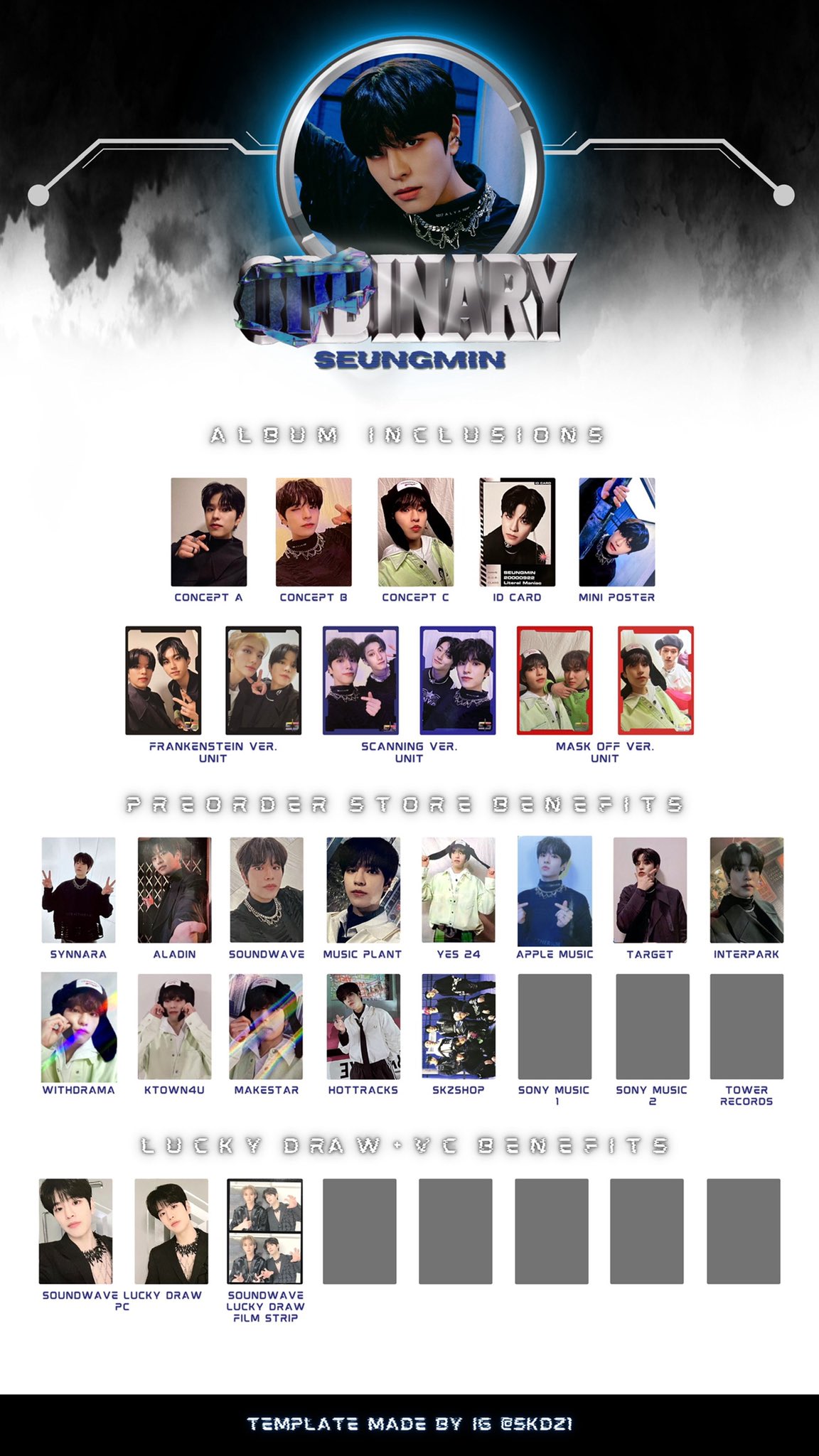 スンミン ODDINARY withmuu withdramaトレカ スンミン ODDINARY