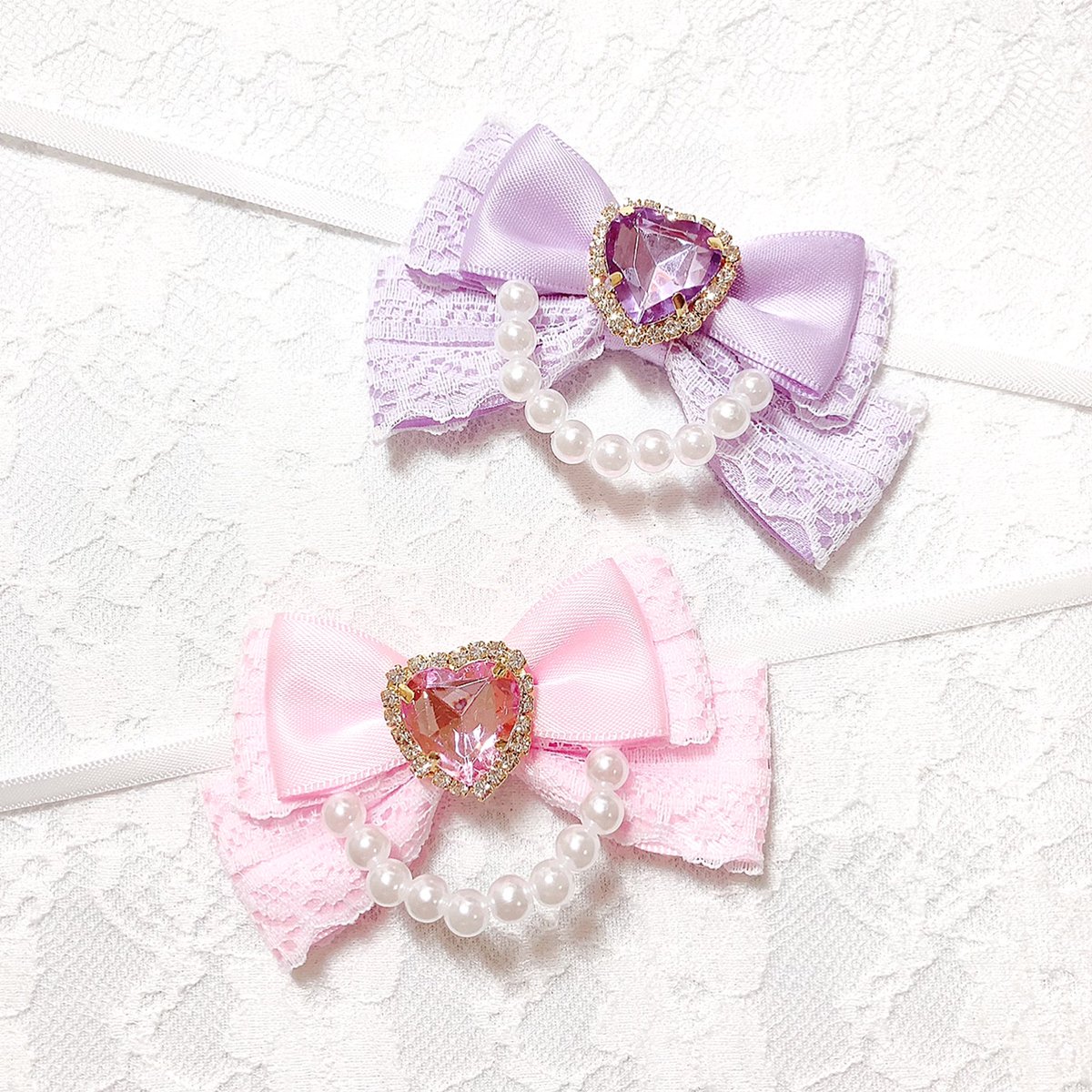 新作のぬいぐるみリボンチョーカー🎀 イニシャルチャームをつけること