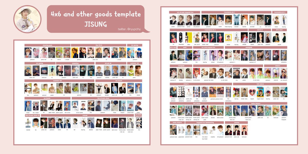 NCTDREAM トレカ一覧 トレカリスト 保存用 🐭チソン🐭 2022/05/02 更新