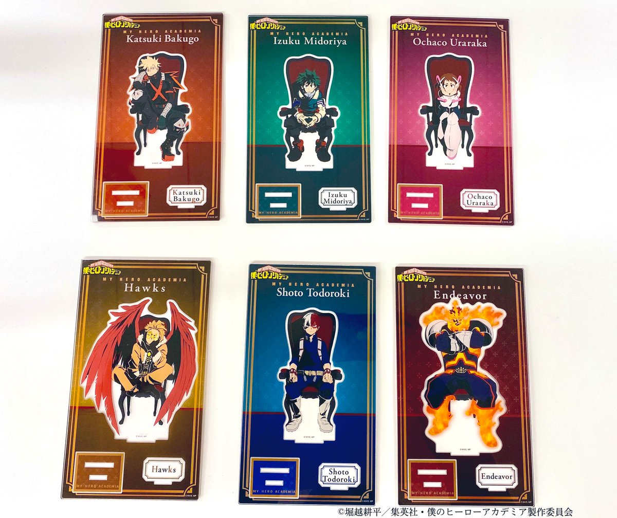 ヒロアカ ロフトコラボ 座れ！イス！ アクリルキーホルダー2種類 轟焦