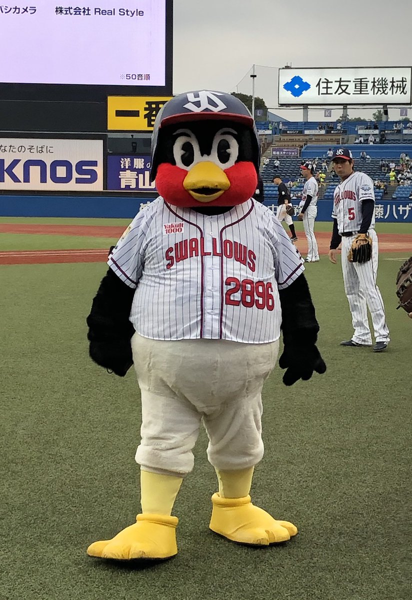 みんな一緒にCREWユニホームでいざ出陣❕ #離れていてもSwallowsCREW