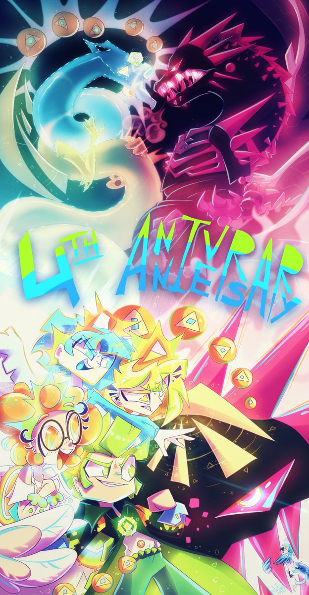 Happy 4th birthday #JustShapesAndBeats !! @shapesnbeats