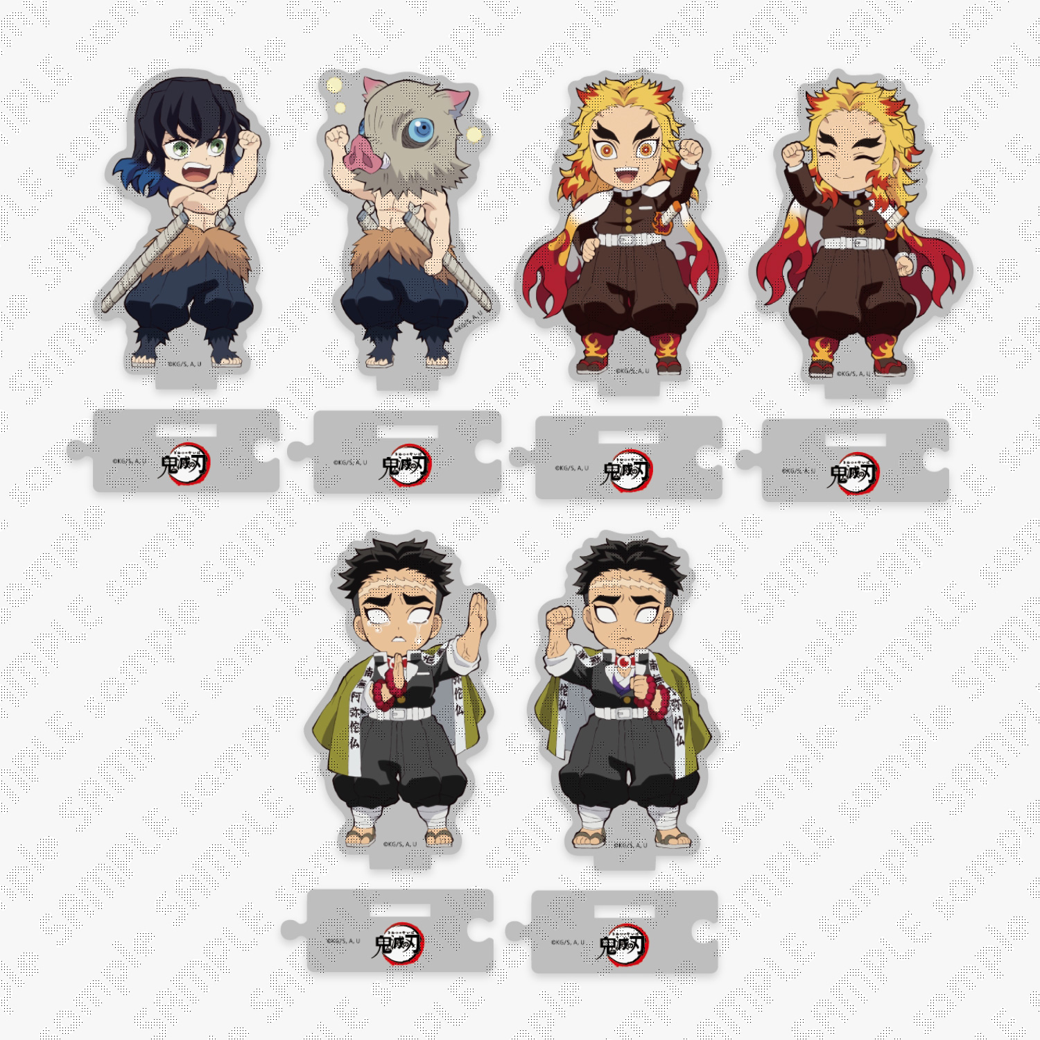 鬼滅の刃 繋がるアクリルスタンド 義勇など セミコンプセット 2026年